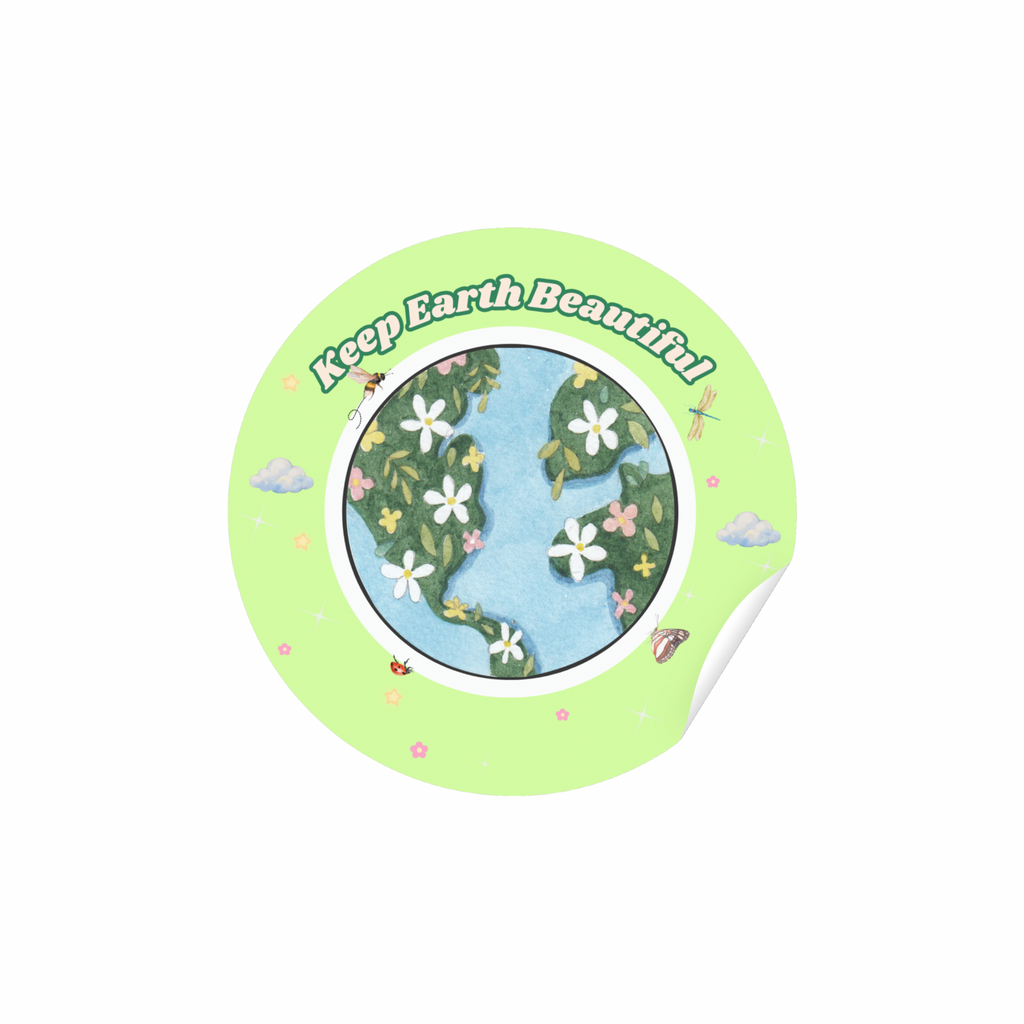 Keep the Earth Beautiful Sticker